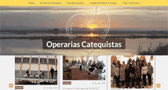 Desktop Screenshot of operariascatequistas.org